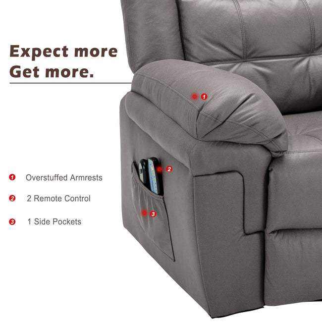 (288585578GAA)Power Lift Recliner,Lift Chairs Recliners for Elderly, Electric Massage Heating Chair for Seniors Living Room Armchair-Tech cloth_3