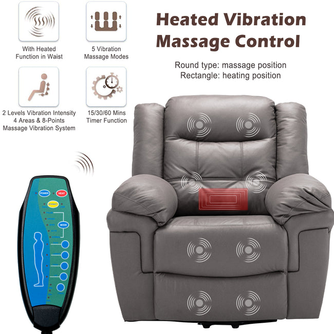 (288585578GAA)Power Lift Recliner,Lift Chairs Recliners for Elderly, Electric Massage Heating Chair for Seniors Living Room Armchair-Tech cloth_7