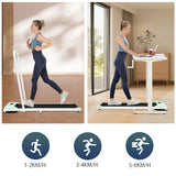 [New] Folding Treadmill for Home Office Use,Under Desk Treadmill,1-6KM/H, Portable Walking Running Machine with Bluetooth Speaker, Remote Control, LCD Display, Phone Holder_7