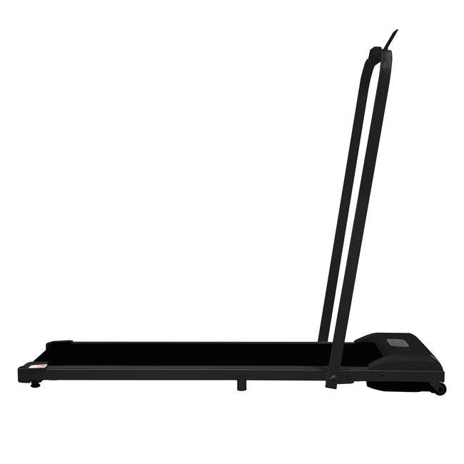 Folding Treadmill for Home Office Use,Under Desk Treadmill,1-6KM/H, Portable Walking Running Machine with Bluetooth Speaker, Remote Control, LCD Display, Phone Holder._5