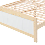 Solid Wooden Bed Frames, Double Storage Headboard Bed, 4FT6 Double (135 x 190 cm) Frame Only_7