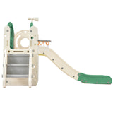 Children's combo slide, Features a long slide, storage box, tunnel. stair ladder, basketball hoop and passage area.Toddler slide. Easy Assembly and Convenient Storage. High-Quality Materials-_14