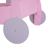 3FT  Princess Carriage Kids Toddler Bed , Single Car Bed, Pink, 90*190cm_12