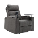 Electric Recliner Multifunctional Sofa with  Adjustable Phone Stand, Cup Holder, LED Reading Light, Bluetooth Speaker, Adjustable Tabletop, and Armrest Storage_21