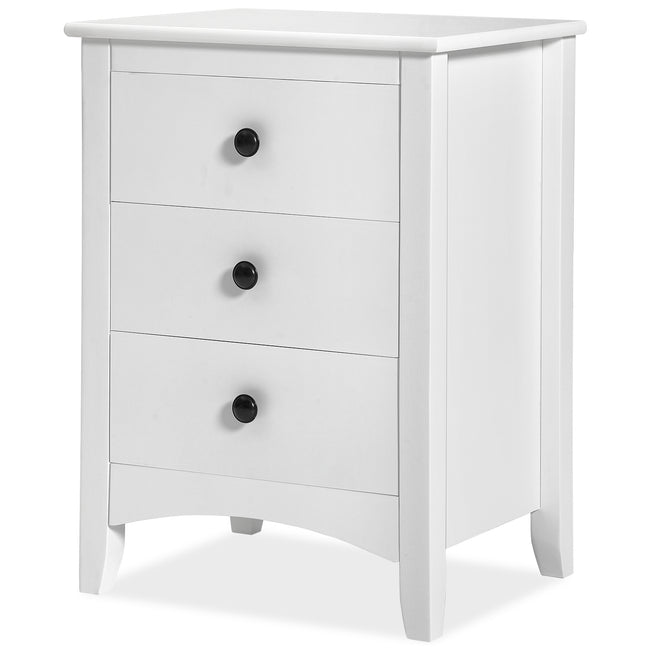Bedside Cabinet White Chest of Drawers Bedroom Bedside Table_0